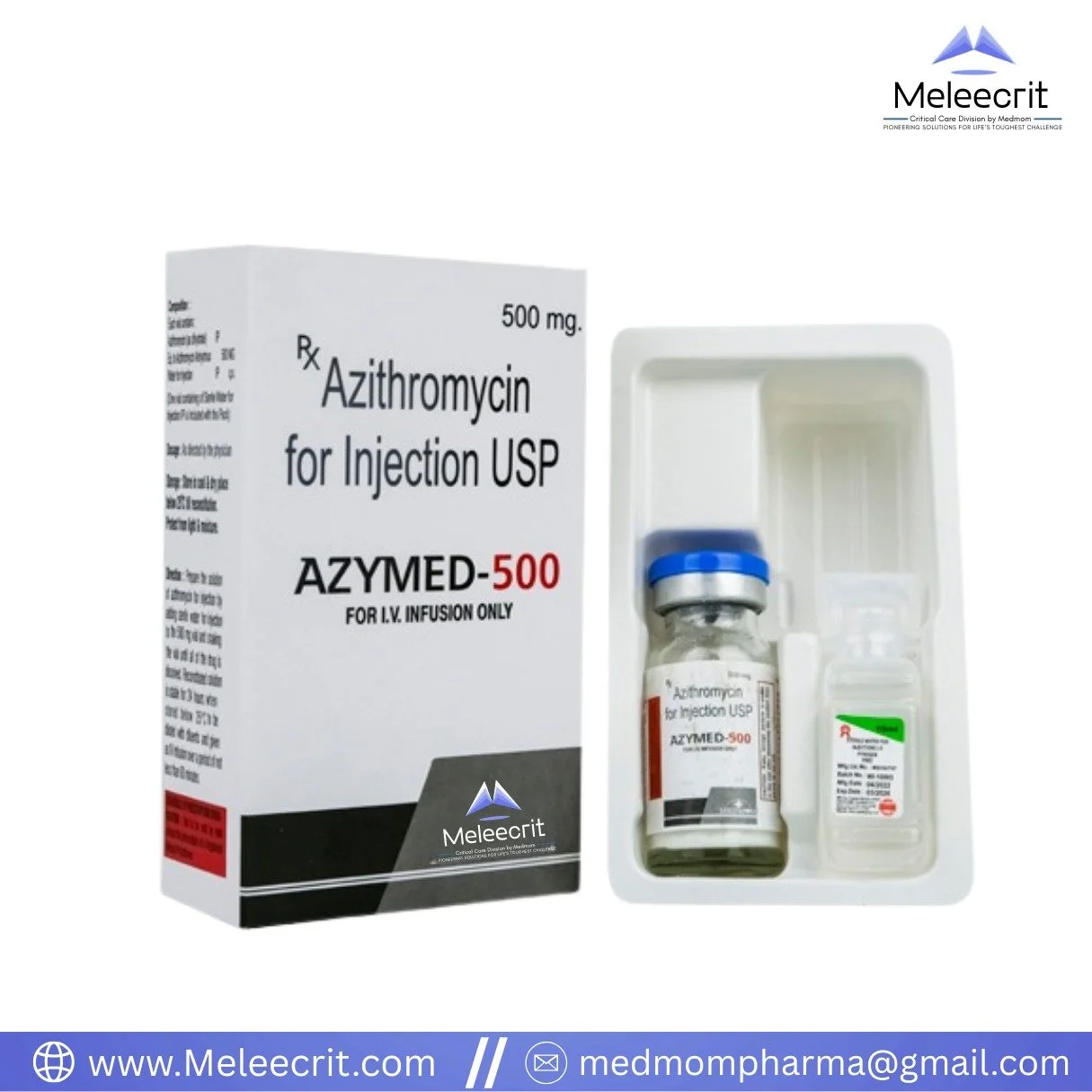 AZYMED 500 INJ